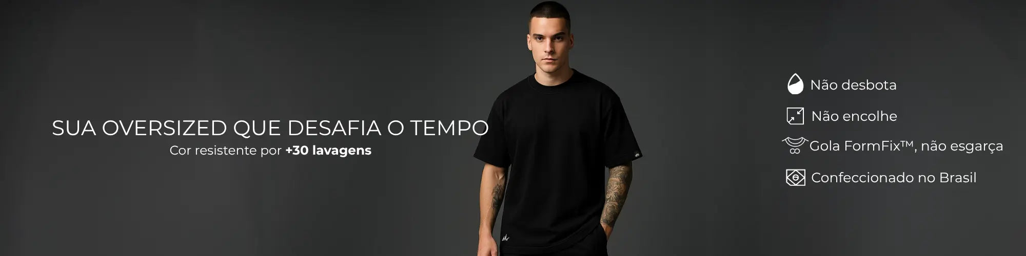 Preto Intenso - Black Eternity Banner Desktop