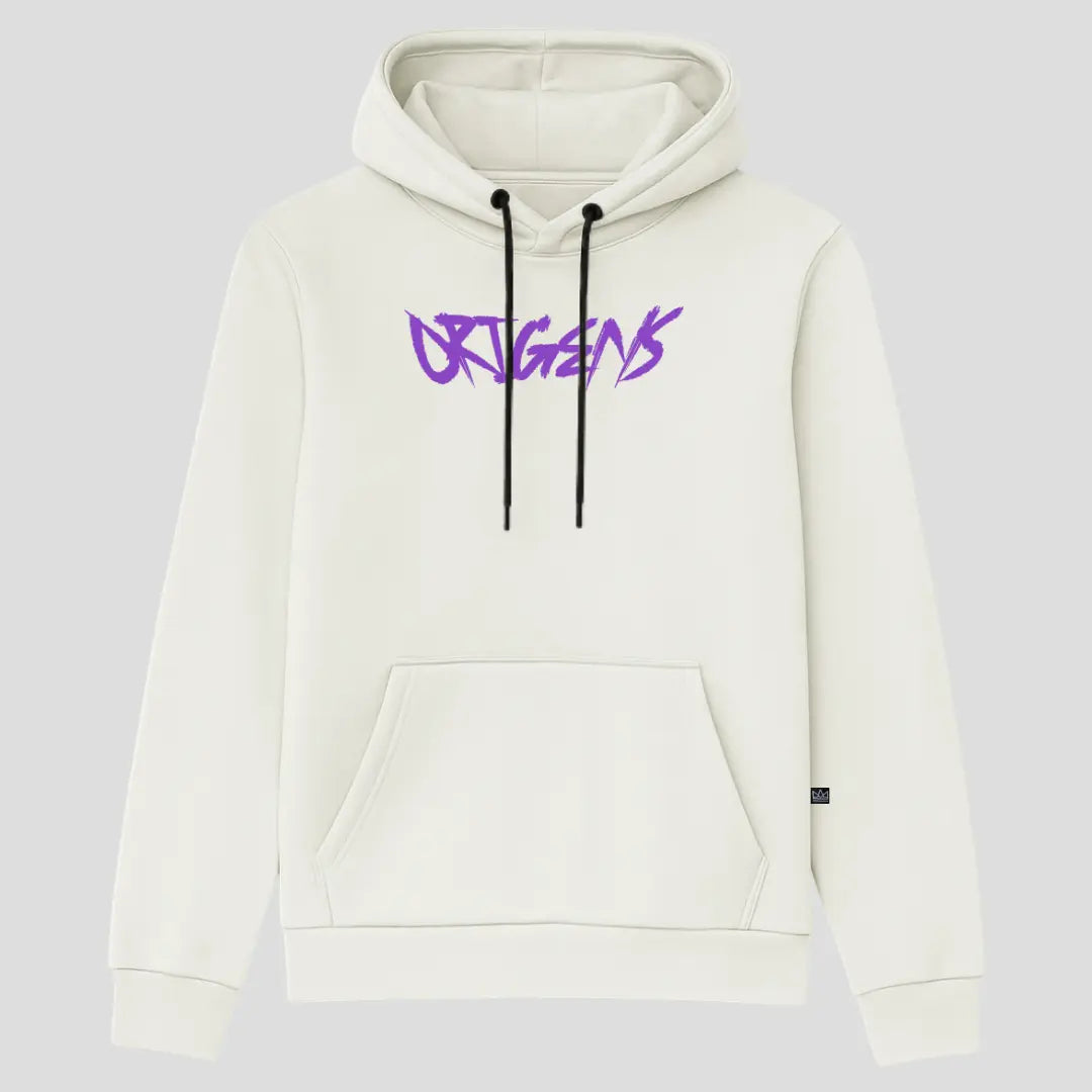 Moletom Confort Origens Canguru com Capuz Off White