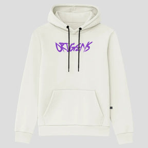 Moletom Confort Origens Canguru com Capuz Off White