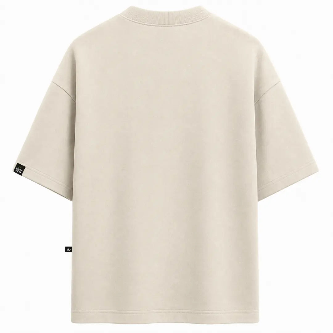 Camiseta Oversized VFK Heavy Worldwide Off White