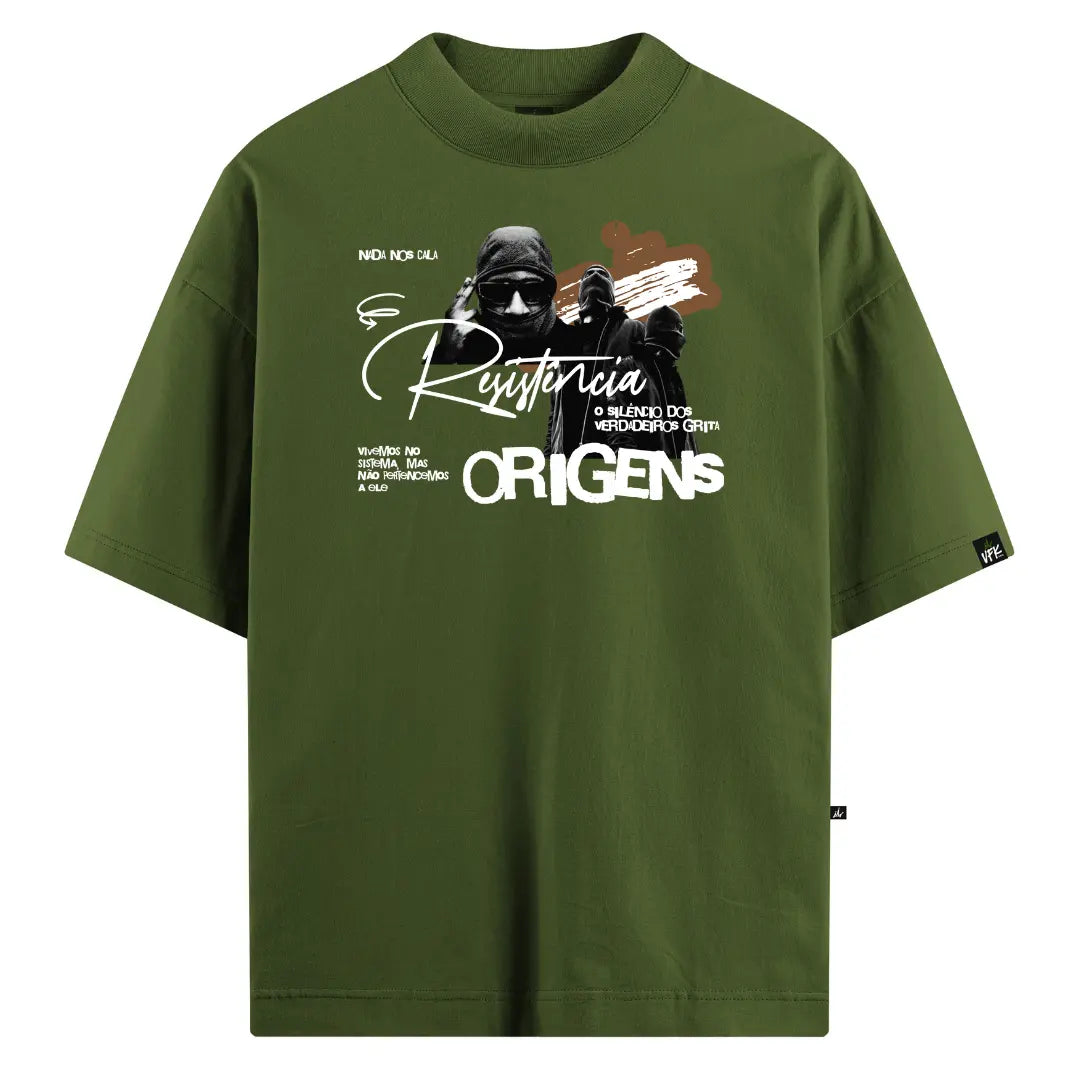 Camiseta Oversized Verde